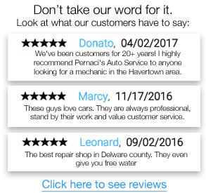 Reviews for auto repair shop in Havertown, PA